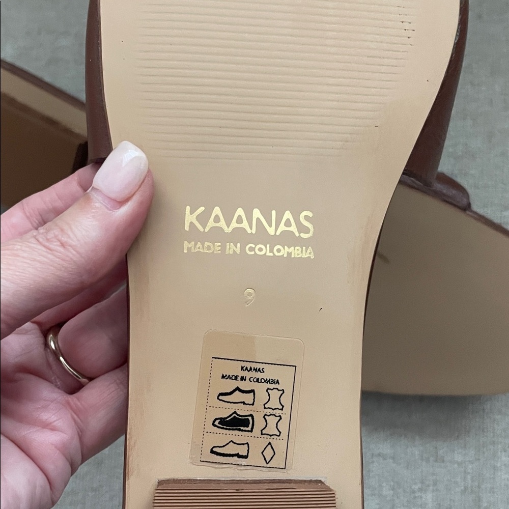 KAANAS Mallawi Slide Sandals- 9 NEW - Picture 6 of 6
